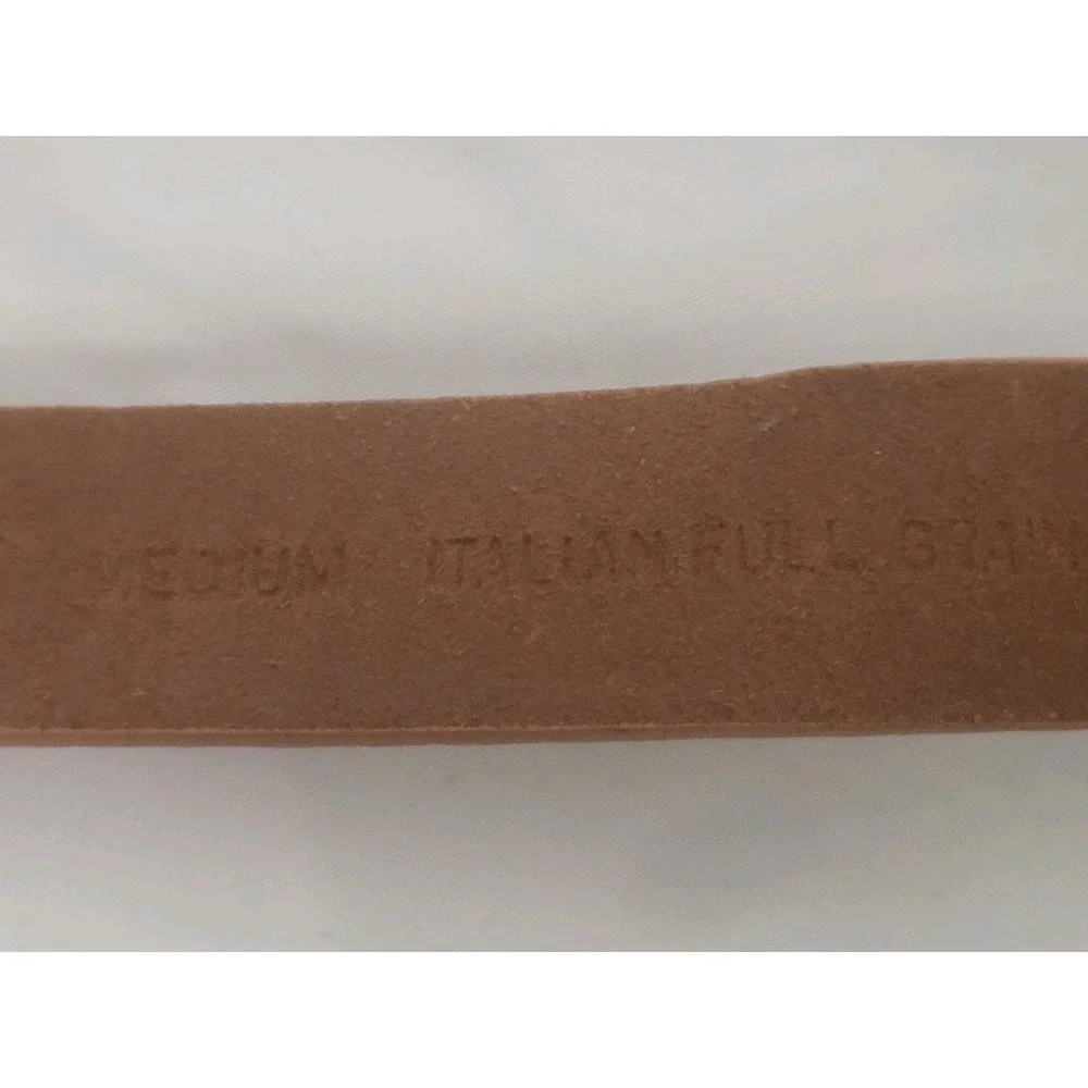 Vintage Guess Ladies Tan Italian Leather Belt 34-1/2